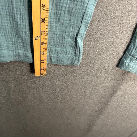 Denim & Co. Beach Petite Pull-On Cropped Pants Blue Bayou, Petite X-Large - Picture 4 of 7